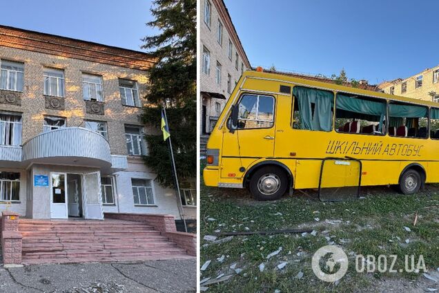 Окупанти атакували Сумське вище професійне училище будівництва та дизайну: будівлю частково зруйновано. Фото і відео
