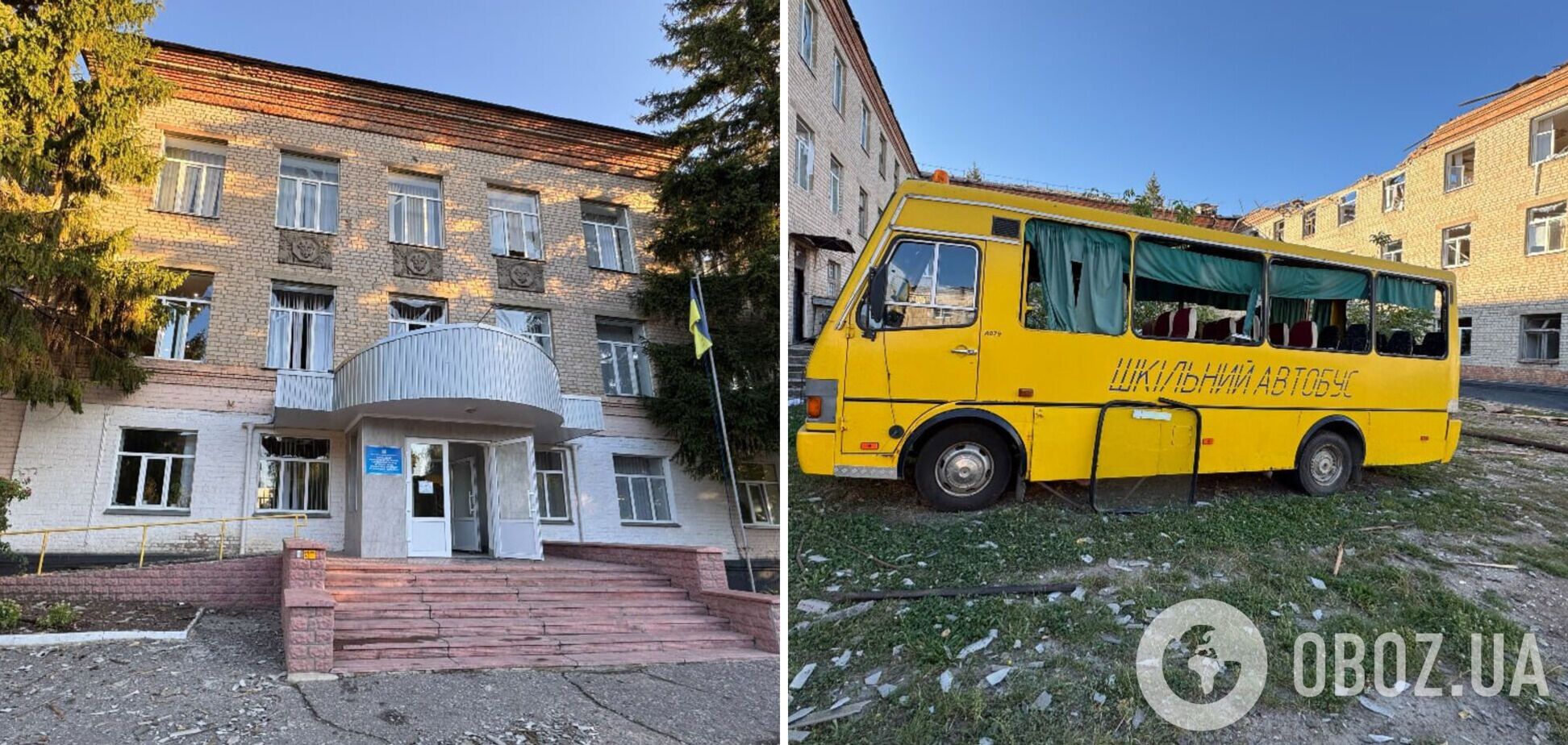 Окупанти атакували Сумське вище професійне училище будівництва та дизайну: будівлю частково зруйновано. Фото і відео