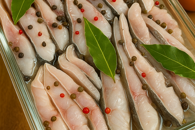 Смачніше, ніж оселедець: малосольний товстолоб із цибулею та спеціями