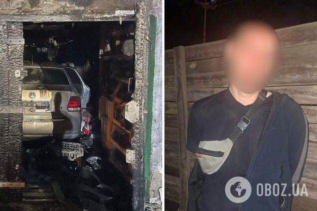 Під Києвом чоловік через відмову підпалити сигарету намагався спалити водія і його авто. Подробиці та фото