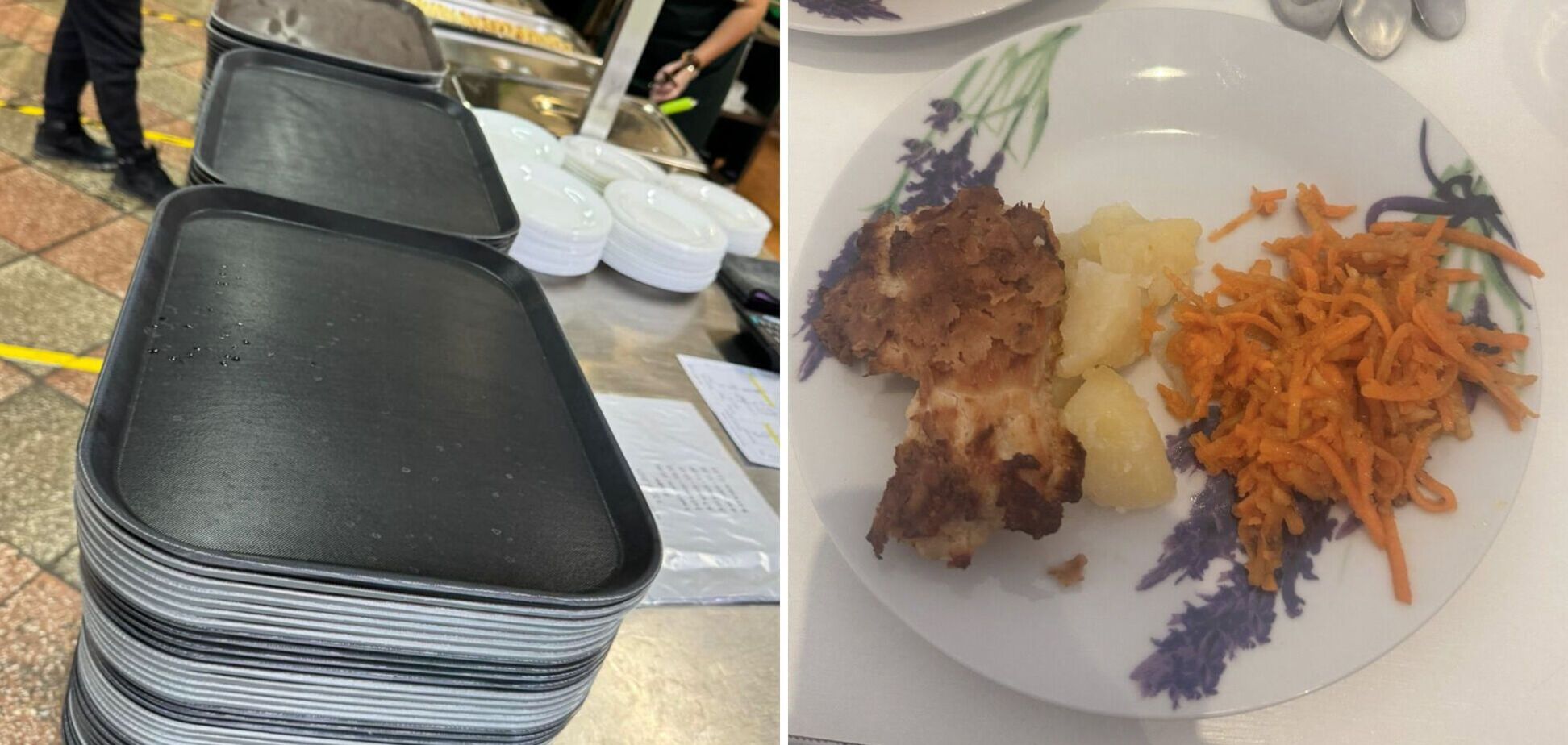 'Чи є в тарілці 150 грамів картоплі з маслом?' У Миколаєві батьки поскаржилися на безкоштовні обіди у школі. Заклад пройшов перевірку