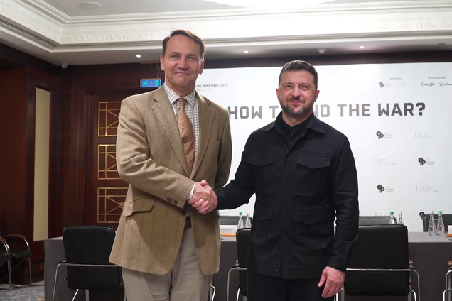 Радослав Сикорский и Владимир Зеленский