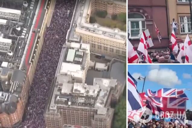 У Лондоні проходить багатотисячний мітинг проти мігрантів та ісламізації Британії