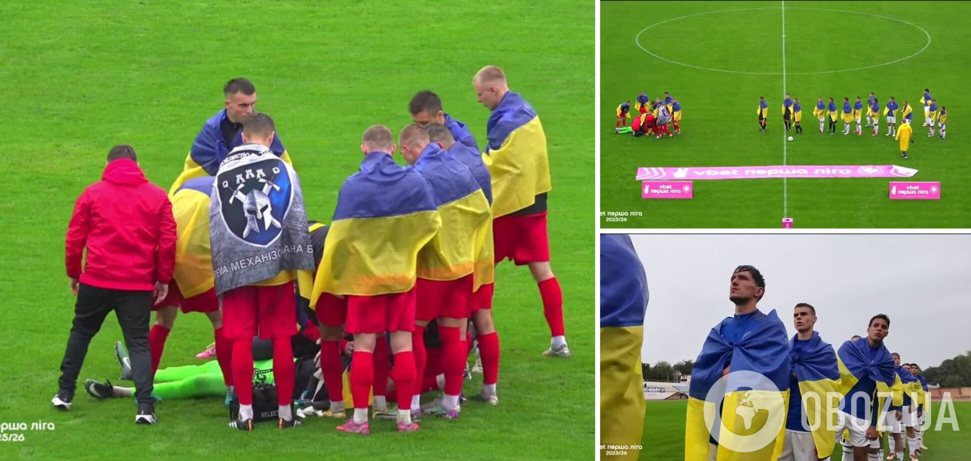 Забрала швидка. Український воротар-чемпіон знепритомнів під час гімну України перед матчем. Відео
