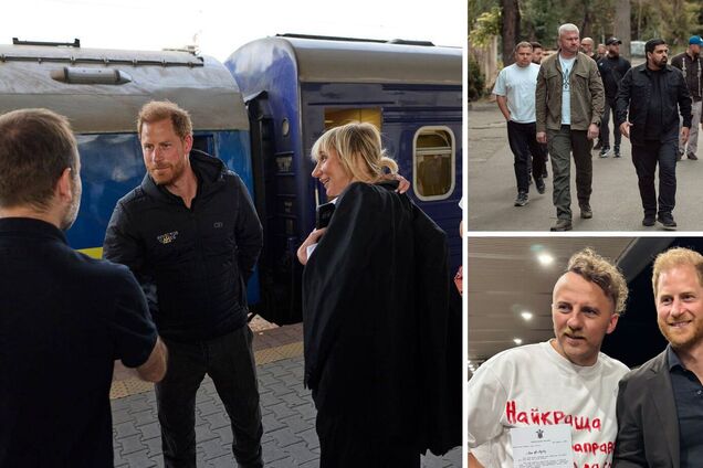 Встретился с ветеранами и получил символический подарок: как прошел второй визит принца Гарри в Украину