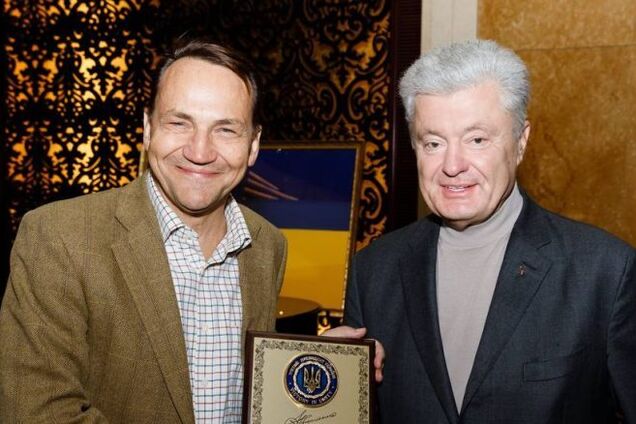 Петр Порошенко и Радослав Сикорский