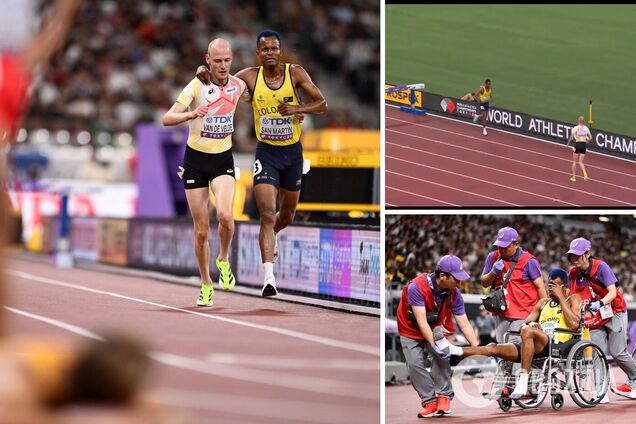 Вчинок року! Бігун-рекордсмен на ЧС з легкої атлетики повернувся під час забігу, щоб допомогти супернику. Відео