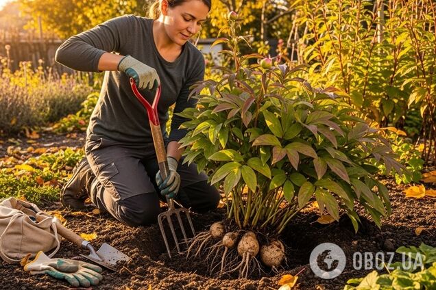 Як пересаджувати півонії восени: поради