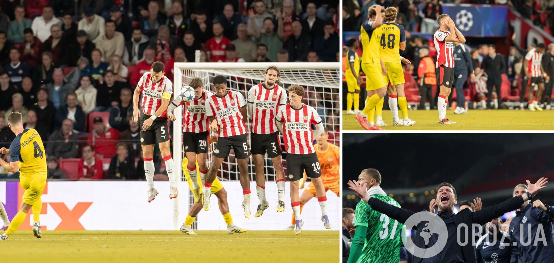 Лига чемпионов стартовала громкой сенсацией. Видео