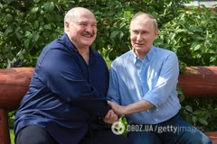 Володимир Путін та Олександр Лукашенко