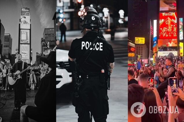 Выступление Артема Пивоварова на Таймс-сквер в Нью-Йорке закончилось вмешательством полиции. Видео