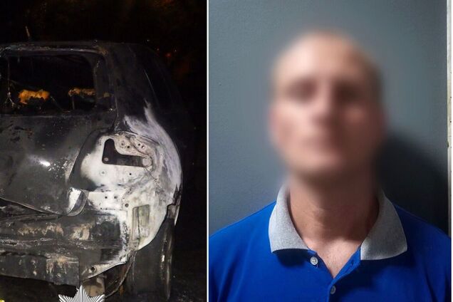 У Києві чоловік заради помсти водію підпалив авто. Подробиці справи та фото