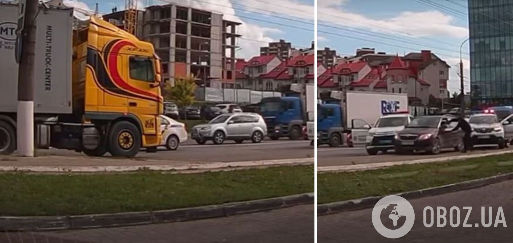 У Тернополі п'яний працівник ТЦК, тікаючи від патрульних, влаштував кілька ДТП: яке покарання йому загрожує. Відео