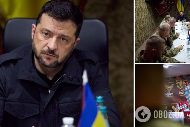 Зеленський відвідав Пункт управління Десантно-штурмових військ на Донбасі