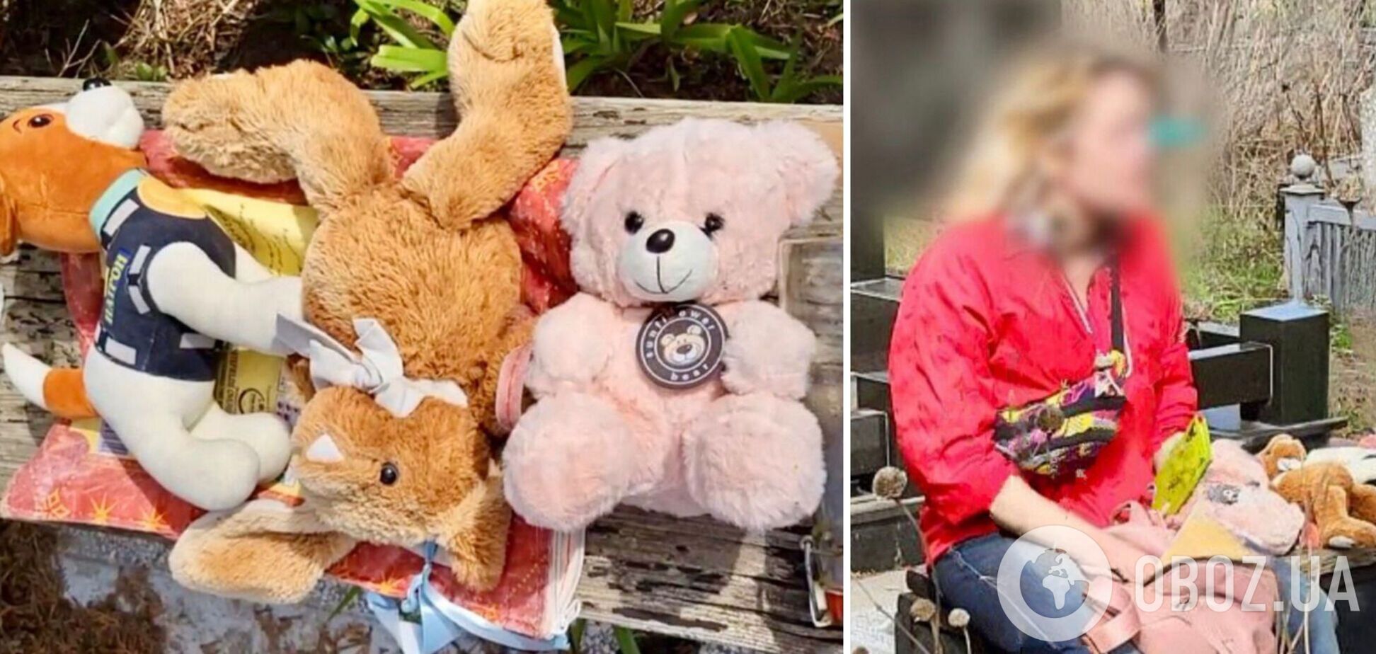 На Київщині судитимуть жінку, яка крала іграшки з могили захисників України. Подробиці справи та фото