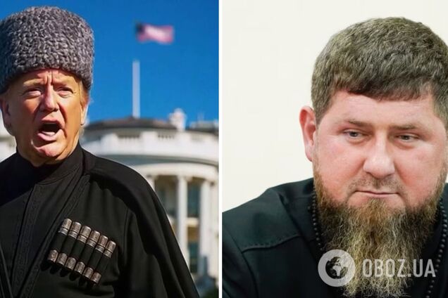 Кадиров виклав дивний ШІ-ролик із Трампом у ролі чеченця: висміяли навіть росіяни