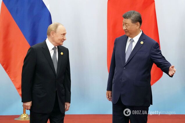 Иллюстрация - Си Цзиньпин и Владимир Путин