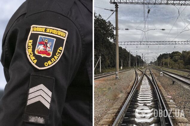 На Киевщине поезд сбил насмерть мужчину, который сидел на путях