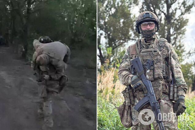 Около часа нес на плечах: на фронте полицейский из Киева спас тяжелораненого побратима. Фото и видео