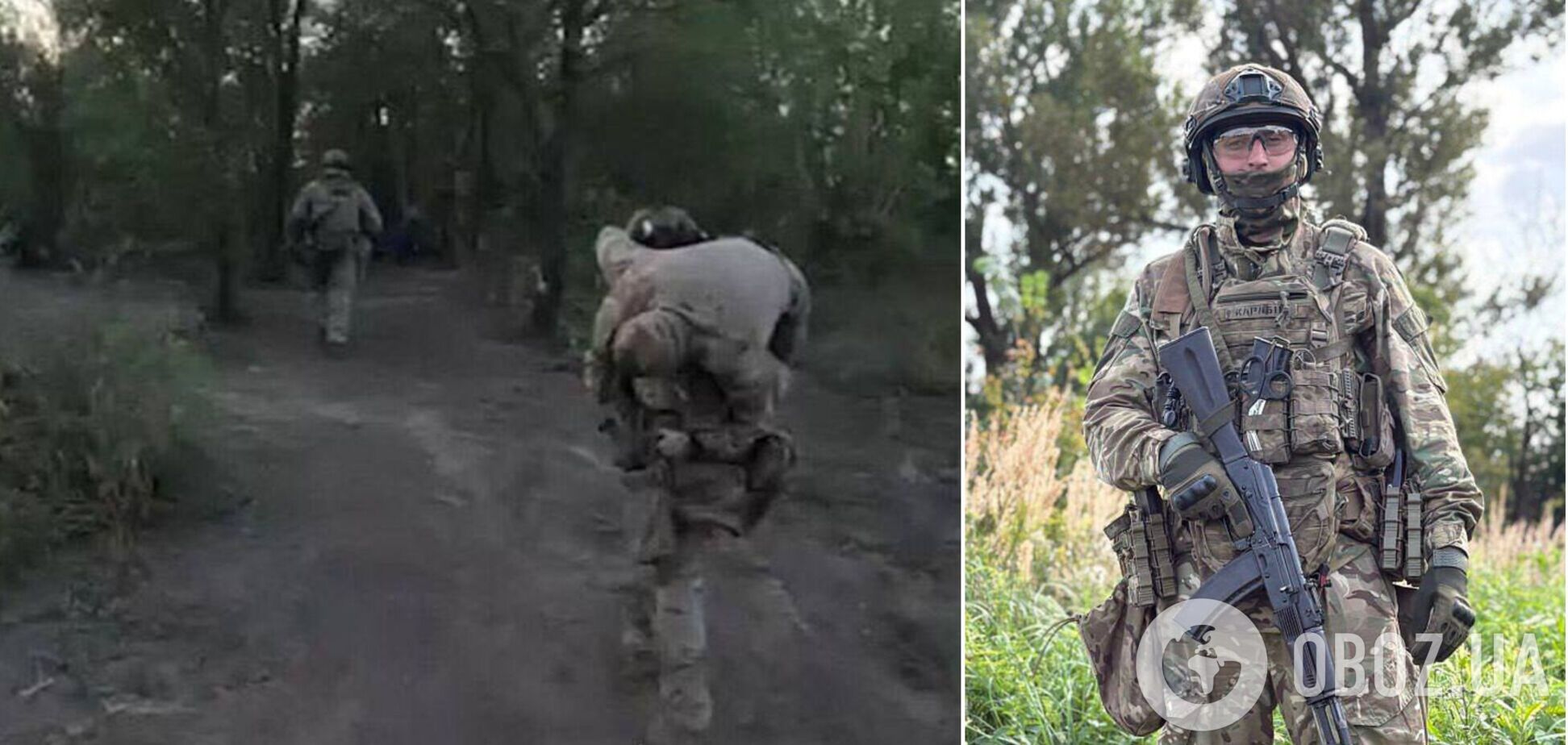 Около часа нес на плечах: на фронте полицейский из Киева спас тяжелораненого побратима. Фото и видео