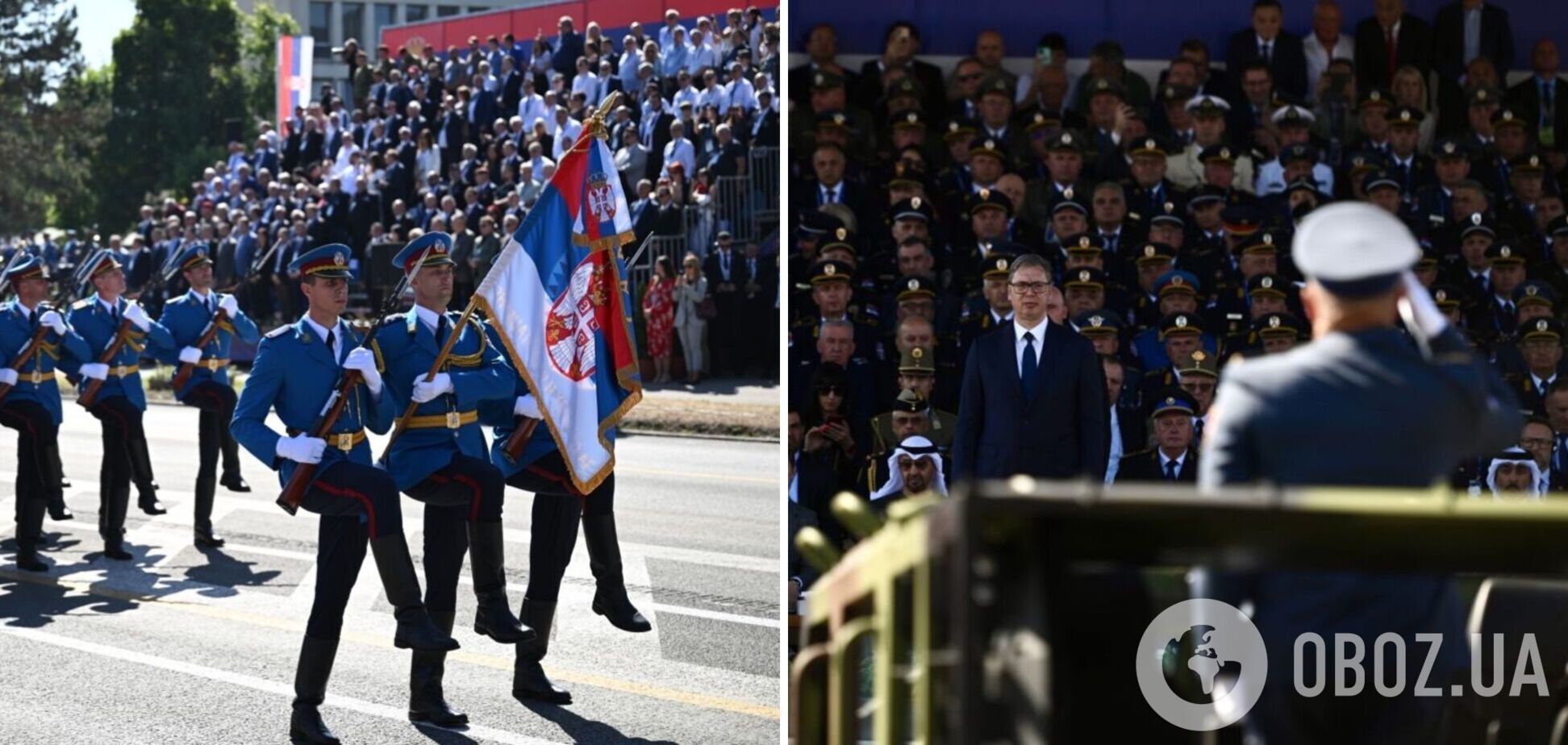 Над головами людей ревели самолеты: в Сербии состоялся масштабный военный парад