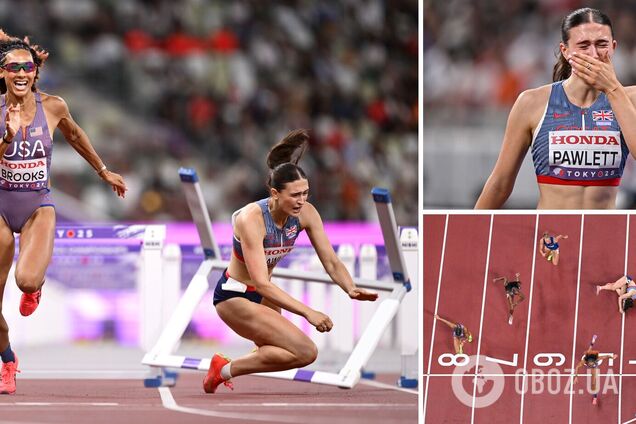 Чемпионка Англии споткнулась перед самым финишем, тяжело приземлилась головой вперед и разрыдалась на ЧМ по легкой атлетике. Видео