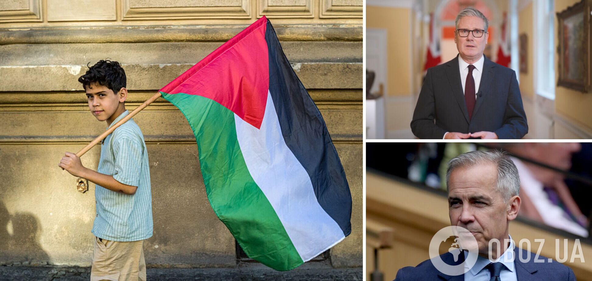 Британія, Канада і Австралія оголосили про визнання Палестини