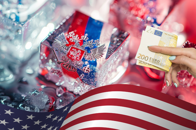 Иллюстрация к использованию российских замороженных активов в США и ЕС