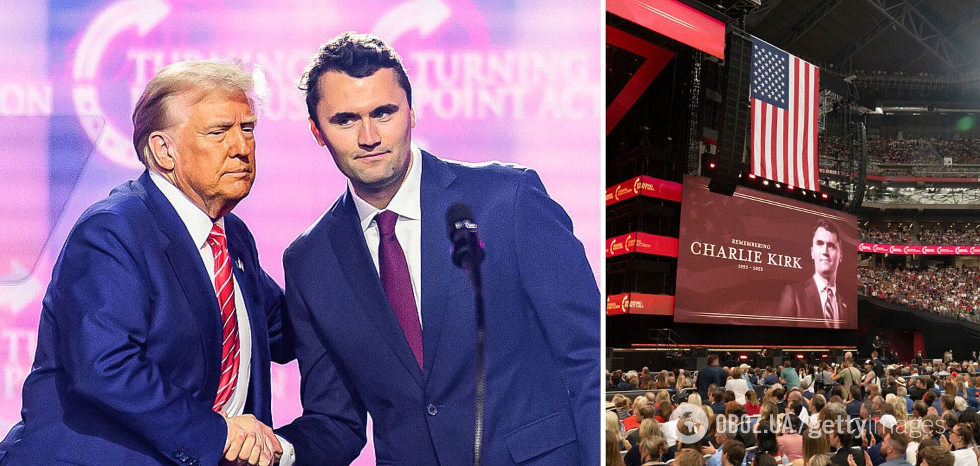Трамп на похороні Чарлі Кірка озвучив його останню волю та пообіцяв її виконати: про що блогер просив президента