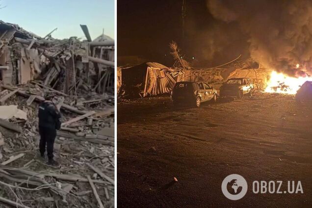 'Под завалами человек': в полиции показали первые минуты после удара РФ по Запорожью. Видео