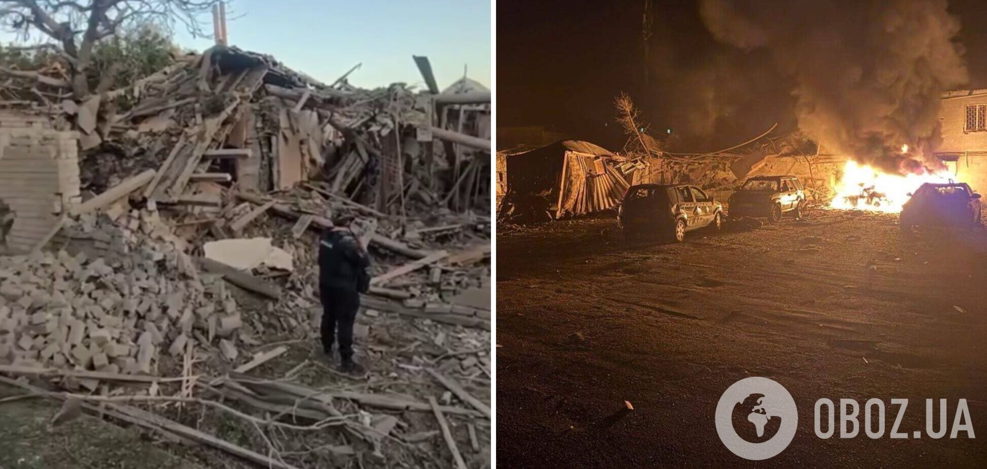 'Под завалами человек': в полиции показали первые минуты после удара РФ по Запорожью. Видео