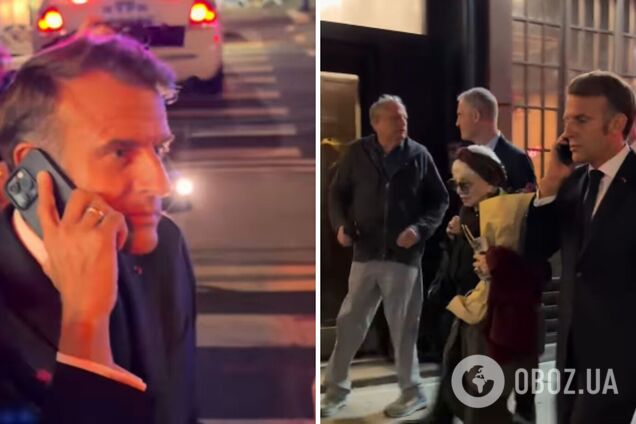 'Прошу вибачення': у Нью-Йорку поліція зупинила автомобіль Макрона через кортеж Трампа. Відео