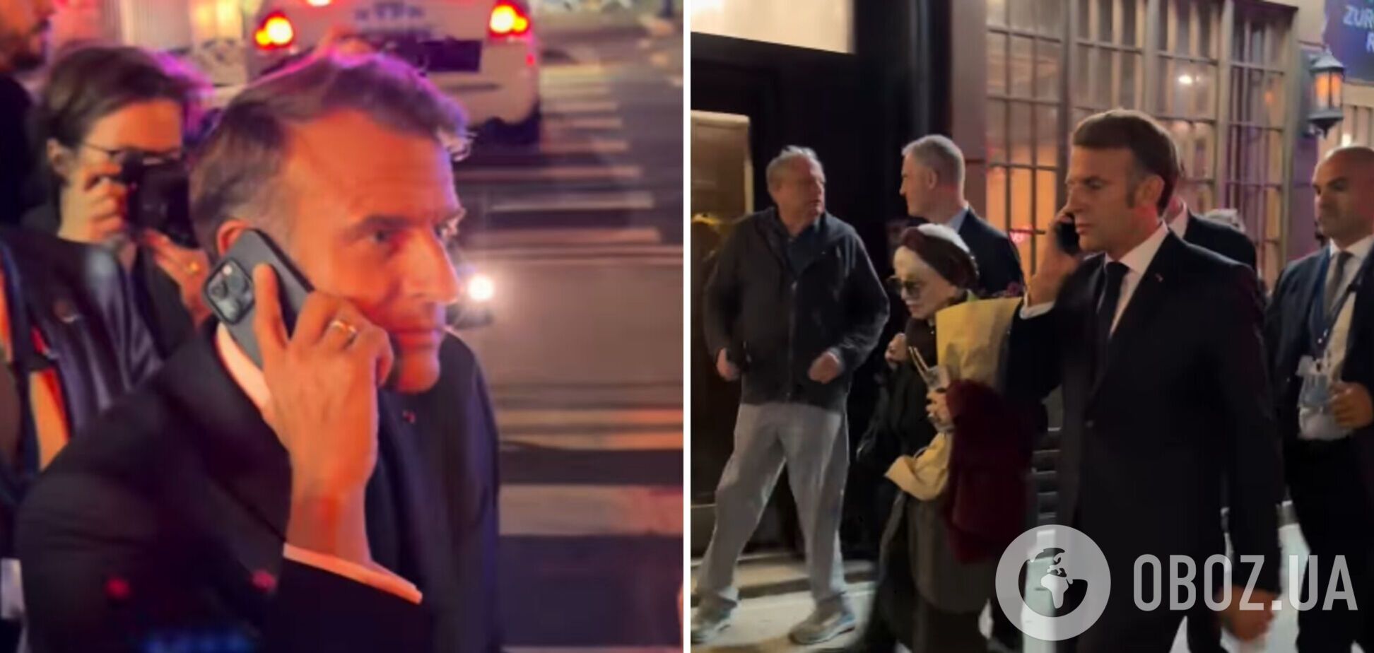 'Прошу вибачення': у Нью-Йорку поліція зупинила автомобіль Макрона через кортеж Трампа. Відео