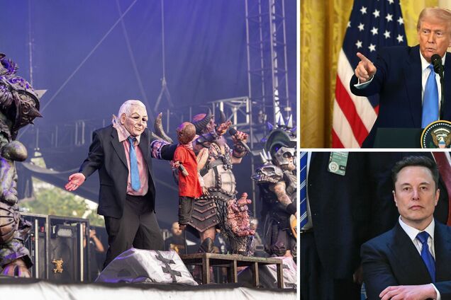 Американская метал-группа на концерте разыграла жестокую сцену 'убийства' Трампа и Илона Маска: почему их оправдывают. Видео