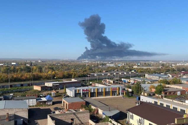 Атака на завод 'Газпром нефтехим'