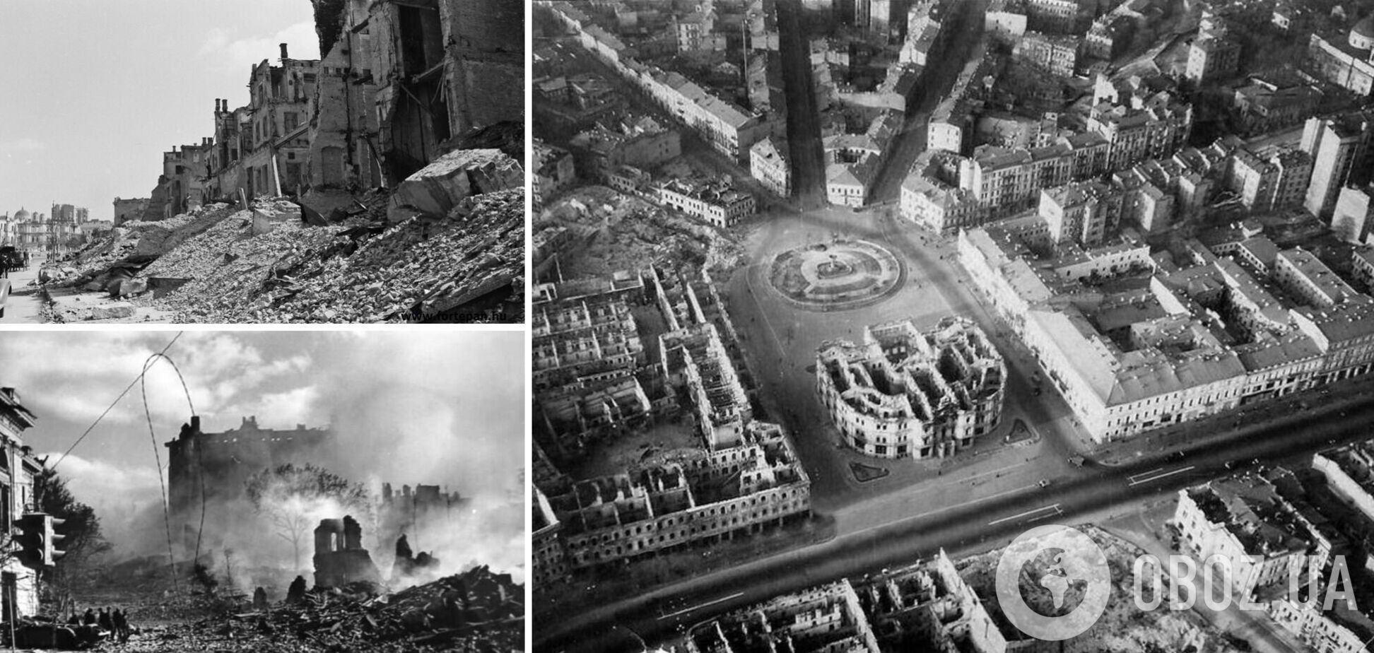 День, когда уничтожили Крещатик: как выглядел центр Киева 24 сентября 1941-го. Архивные фото