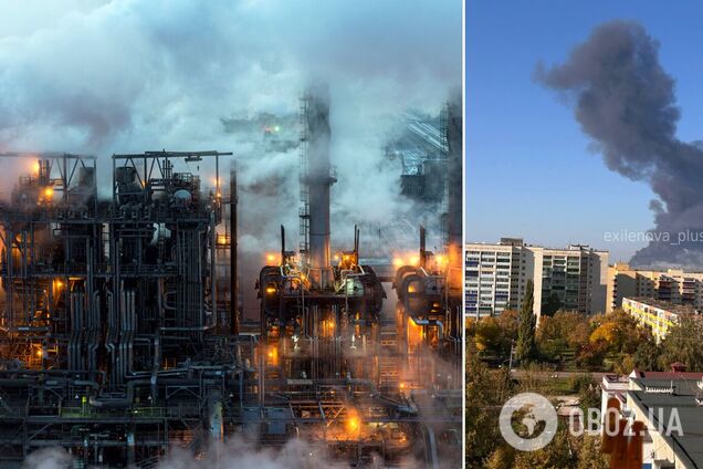 Дроны повторно атаковали НПЗ в российском Салавате: поднялся дым. Фото и видео