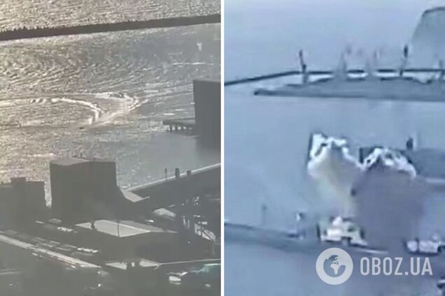 Атака морських дронів на порт Туапсе