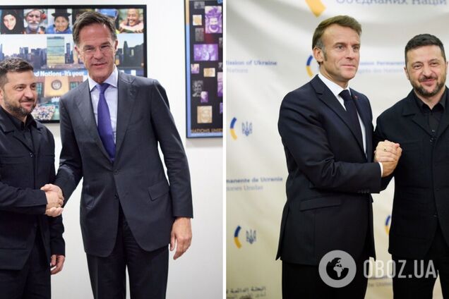 'Нужно реагировать и действовать быстро': Зеленский обсудил российские провокации с Рютте и Макроном