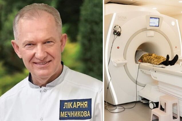 Сергей Рыженко, аппарат МРТ в больнице Мечникова. Иллюстрация