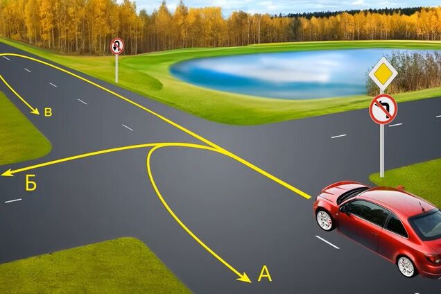 Яку траєкторію руху дозволено? Тест із ПДР