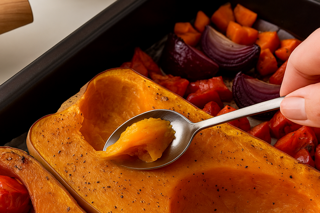 Як смачно запекти гарбуз із часником та помідорами: сподобається всім