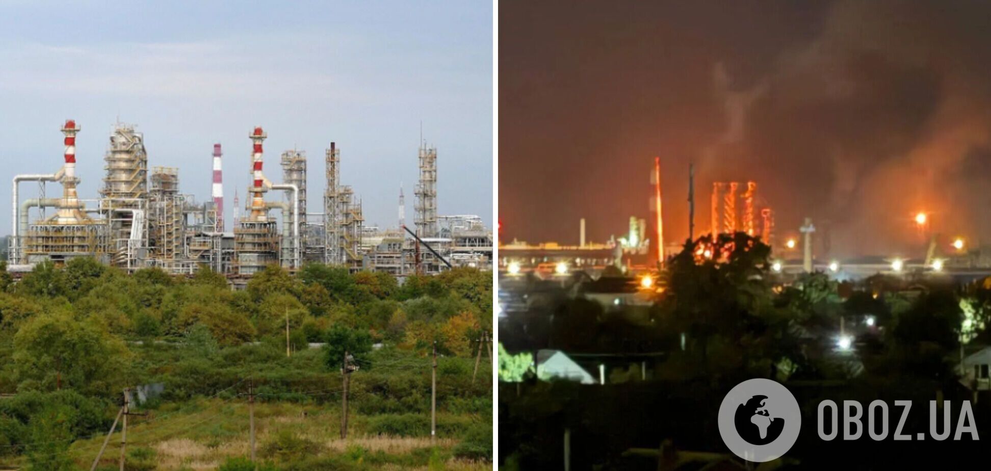 У Генштабі підтвердили ураження Афіпського НПЗ: була потужна пожежа. Відео