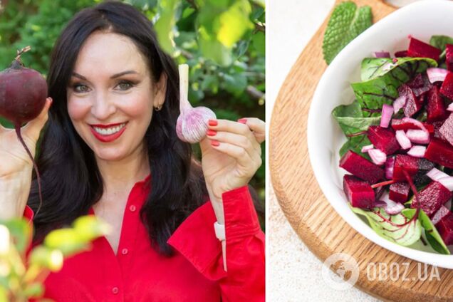 Оксана Скиталинская поделилась рецептом полезного салата