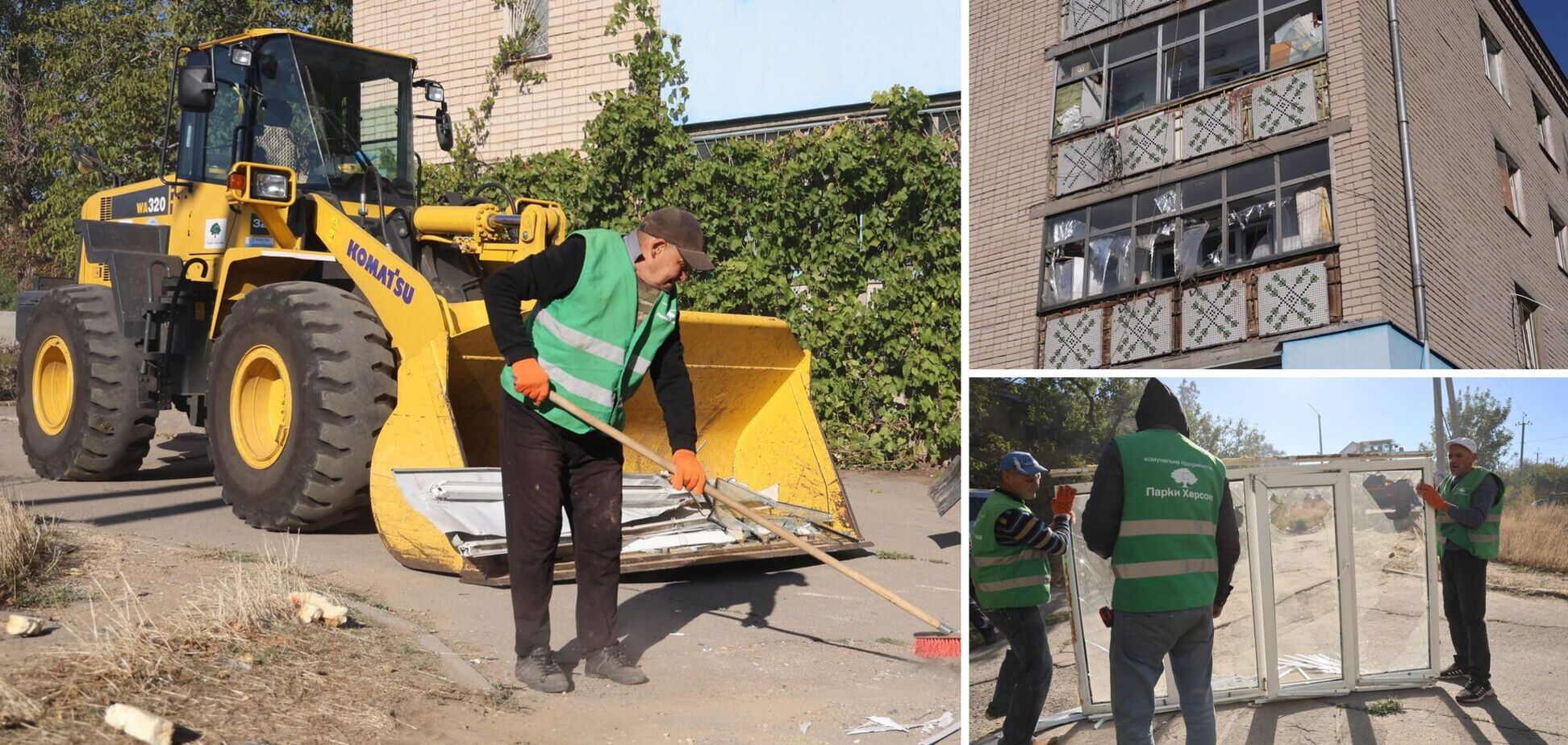 'Это было очень страшно': жители Херсона рассказали о вражеской атаке на город и ее последствиях. Видео