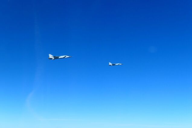 Российские самолеты над Балтийским морем