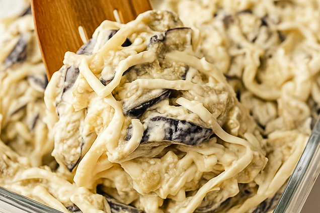 Лучше 'Мимозы': как приготовить вкусный майонезный салат с баклажанами