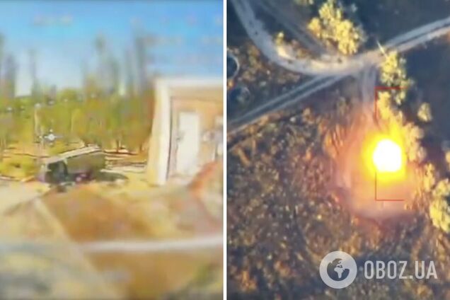 Техника взлетела в воздух: морпехи показали, как уничтожают логистику в тылу врага на Херсонщине