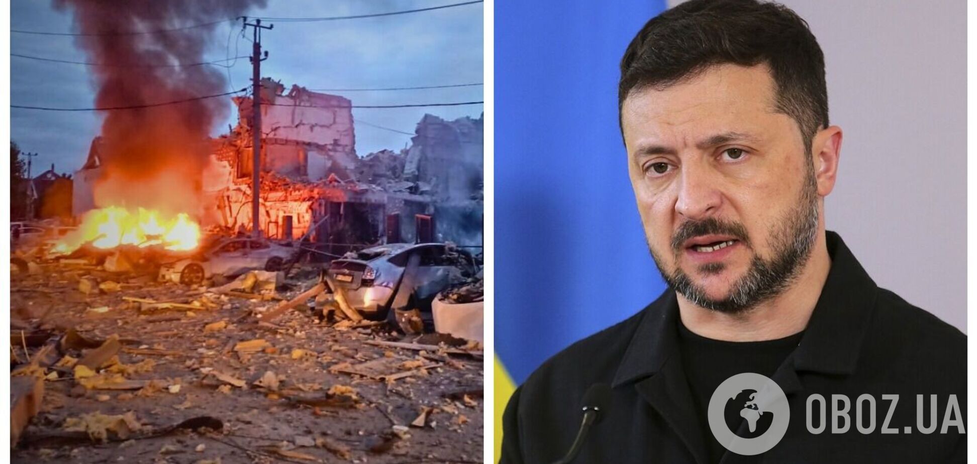 Почти 500 дронов и более 40 ракет: Зеленский пообещал ответить на 12-часовую 'подлую атаку' армии РФ на Украину