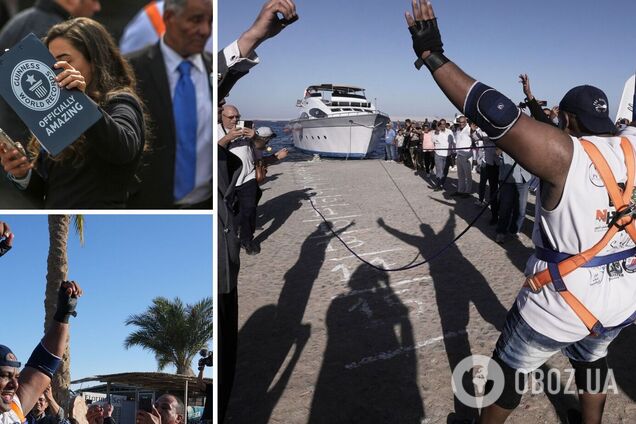 Найсильніша людина планети протягнула зубами 700 тонн, побивши рекорд українця. Відео